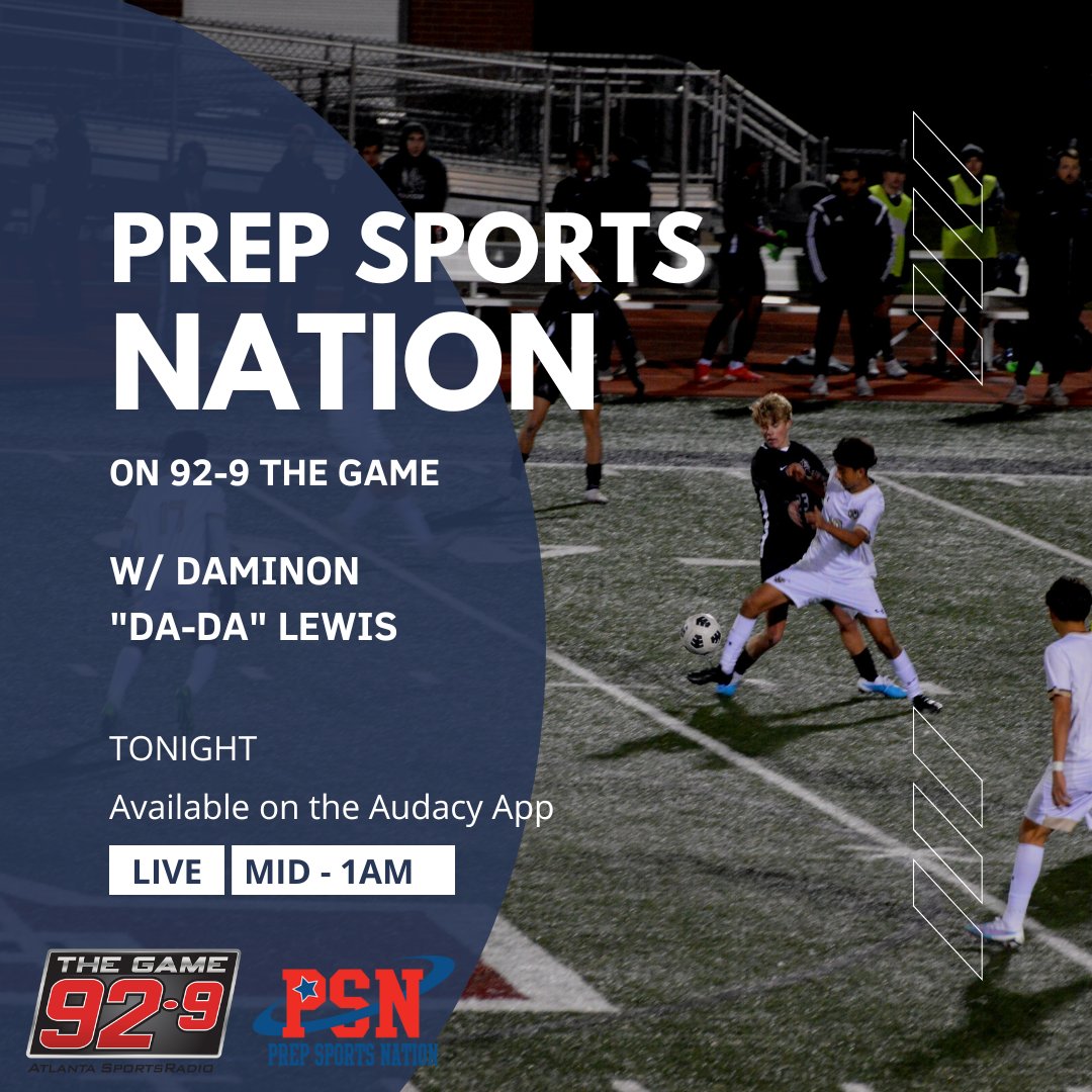 Prep Sports Nation (@ps_nation_) on Twitter photo On tonight's PSN Live on <a href="/929TheGame/">92.9 The Game</a> <a href="/TheDLewis4Real/">Daminon Lewis</a> catches up w/ <a href="/lovettathletics/">Lovett Athletics</a> #lacrosse Mason Ball, <a href="/SHJacketSoccer/">Sprayberry Soccer</a> head coach Aaron Wessner & <a href="/AISchoolEagles/">AIS Athletics</a> #tennis Heys Parker #highschoolsports #prepsportsnation On tonight's PSN Live on <a href="/929TheGame/">92.9 The Game</a> <a href="/TheDLewis4Real/">Daminon Lewis</a> catches up w/ <a href="/lovettathletics/">Lovett Athletics</a> #lacrosse Mason Ball, <a href="/SHJacketSoccer/">Sprayberry Soccer</a> head coach Aaron Wessner & <a href="/AISchoolEagles/">AIS Athletics</a> #tennis Heys Parker #highschoolsports #prepsportsnation