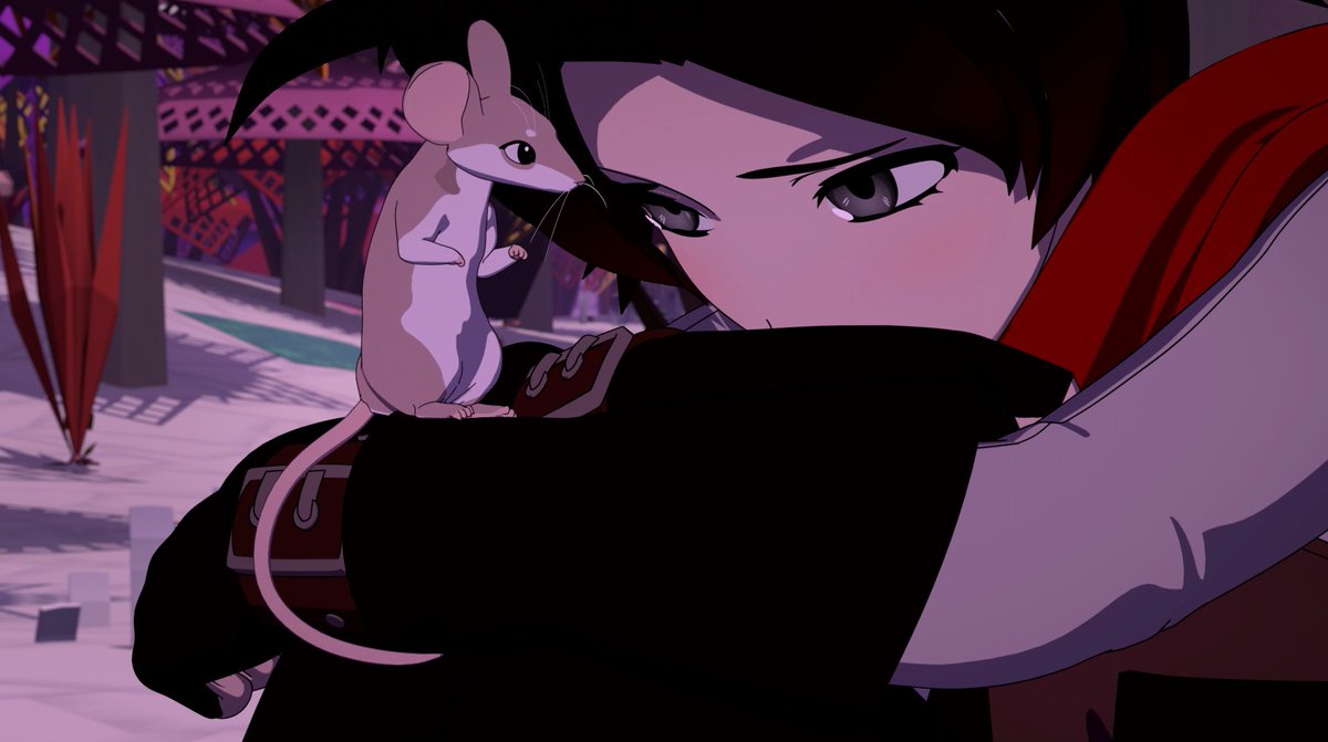 Blightmxb's tweet photo. #RWBY9Spoilers
-
 The first and last time we see Little this episode
(i'm totally not breaking down right now) https://t.co/BrVpdsZ5nB