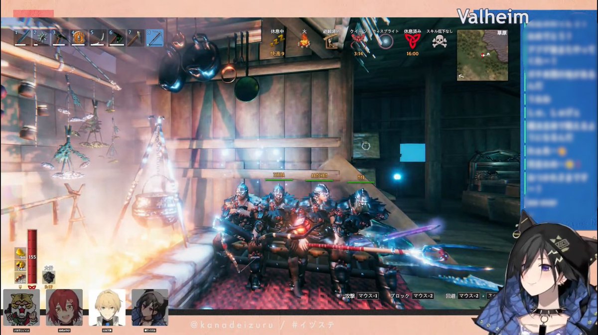 _IO6IZ's tweet photo. Valheim完結おめでとう！
不健康になると分かっていても止まらないくらい観てる側もたのしかった👍🏻 ̖́- 

ちんちん亭 ハメランディス アルさんのトイレ 禁忌 親知らず 思い返しても名シーンしかない💭
深夜の癒やしタイムをありがとう💫

最後に建築の匠 奏手イヅル氏の芸術作品を添えて―

#奏手イヅル https://t.co/43Trk36NWI
