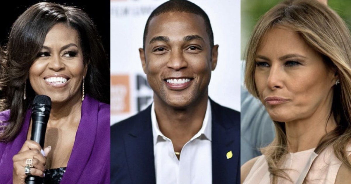 Conservatives go crazy after Don Lemon says Michelle Obama is more accomplished than Melania Trump. Drop a 💙 and Rt if you agree with him.