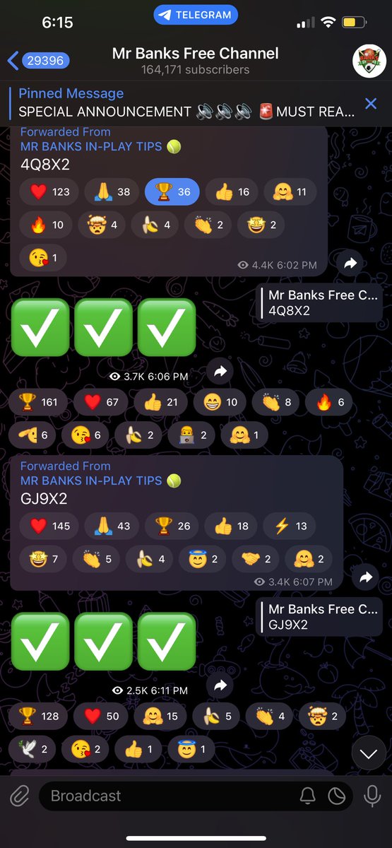 Mrbankstips's tweet photo. Back to back to back 💥💥💥

100k to 531k done today 

13 wins in a row since last night 💥💥💥

Congratulations 🍾 

Telegram channel https://t.co/QkkYdxrTPS https://t.co/vkdllMWsnL