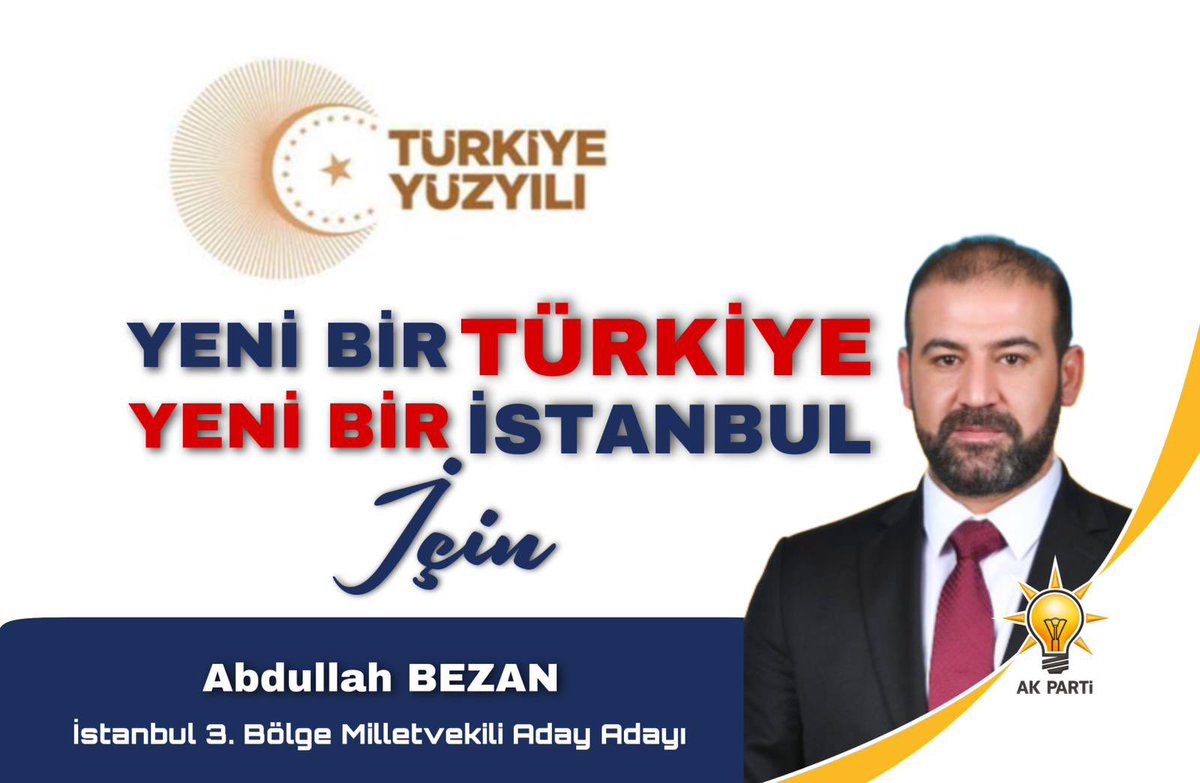 mikail_bezan's tweet photo. #RecepTayyipErdoğan
Cumhur İttifakı
#AdayımızAbdullahBezan
@RTErdogan
@Akparti
#İstanbulİçinAbdullahBezan
#AbdullahBezan https://t.co/iBKVgzRYDH