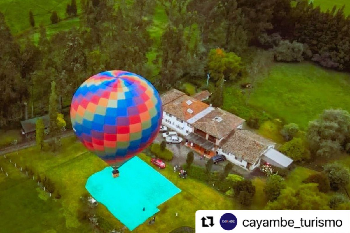 🎈 ¡SÚBETE! ¡VAMOS A DAR UN PASEO EN GLOBO AEROSTÁTICO!

Vive una experiencia inolvidable en este ferido con <a href="/KawsayBalloons/">Kawsay Balloons S.A.</a>.

Visita la Hacienda “Molino San Juan” y recorre los hermosos cielos de nuestro #PuebloMágico en un globo aerostático.

#AlcaldíaCayambe #CayambeTurismo