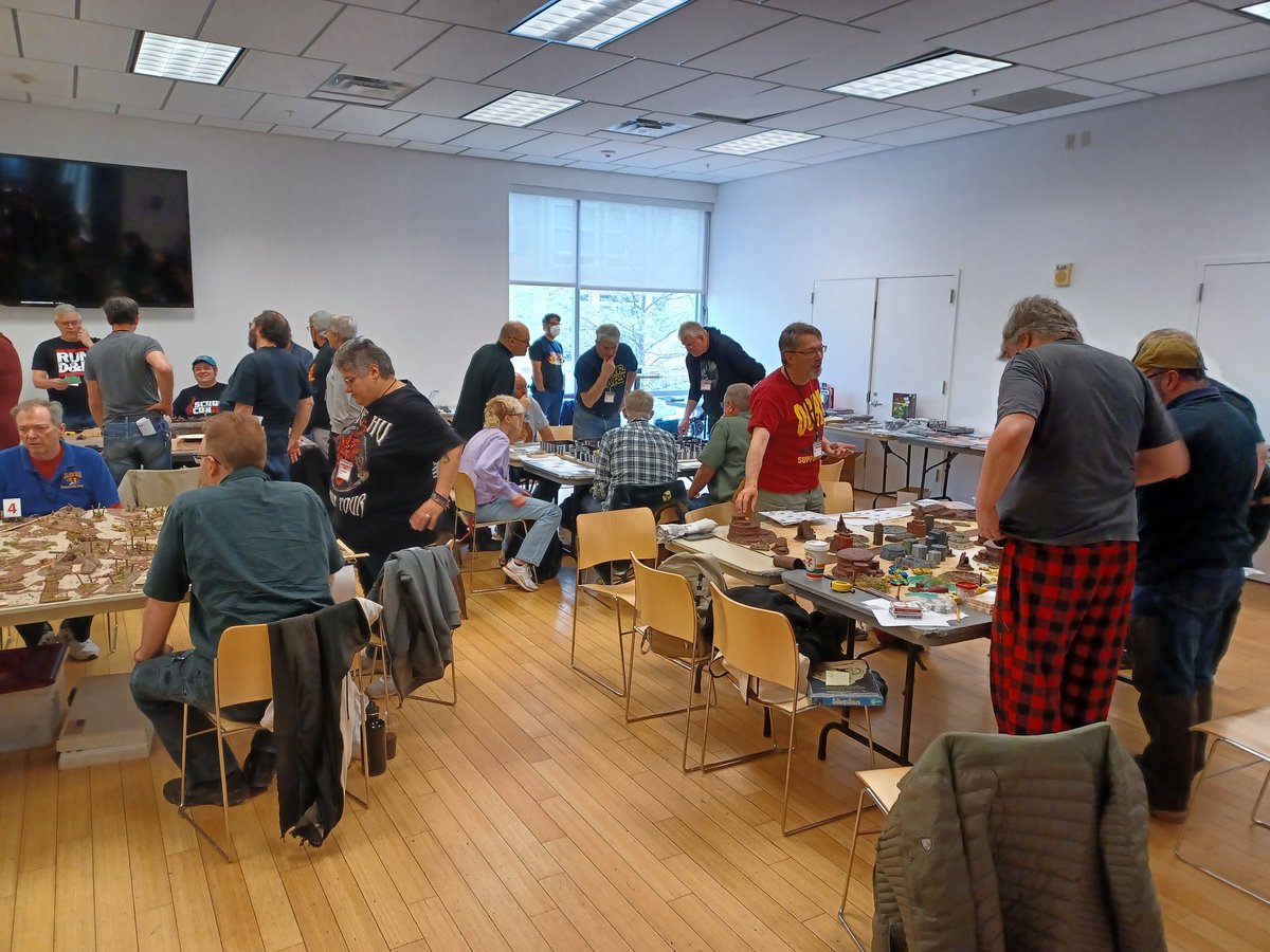 ZenopusArchives's tweet photo. The Scrum Con morning session is underway! These are the games in the Spring Room (the smaller of two rooms we are using). #ScrumCon https://t.co/WF2f5HOXWP