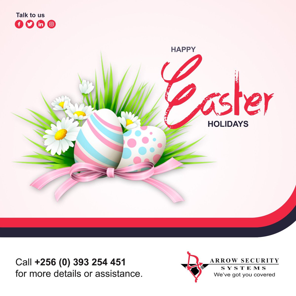 arrowsecurityco's tweet photo. Happy Easter Holidays to you all.
#Easter2023 
#ArrowSecurity https://t.co/nyYaiJDqLM