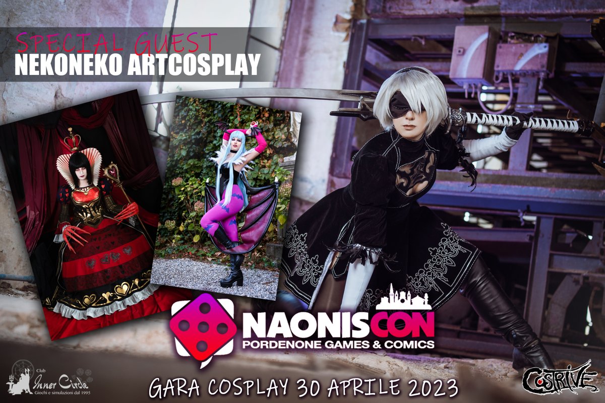 Costrive's tweet photo. Seconda ospite e giurata della gara cosplay Elisa Goldin in arte NekoNeko_artcosplay!

EVENTO FACEBOOK:
https://t.co/hLpkTxvubb

#costrive #cosplay #garacosplay #NaonisCon #NaonisCon2023 #specialguest #NekoNeko_artcosplay https://t.co/ei7VKyfS4y