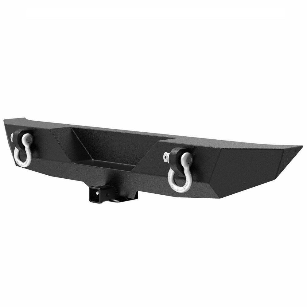 😍We know you've been waiting for it! 😍 🔥 Rear Bumper for Jeep Wrangler w/ Hitch Receiver & D-Rings (2007-2018) $265.99 #jeepjeep #jeepnation #jeepfamily #liftedjeeps #wrangler