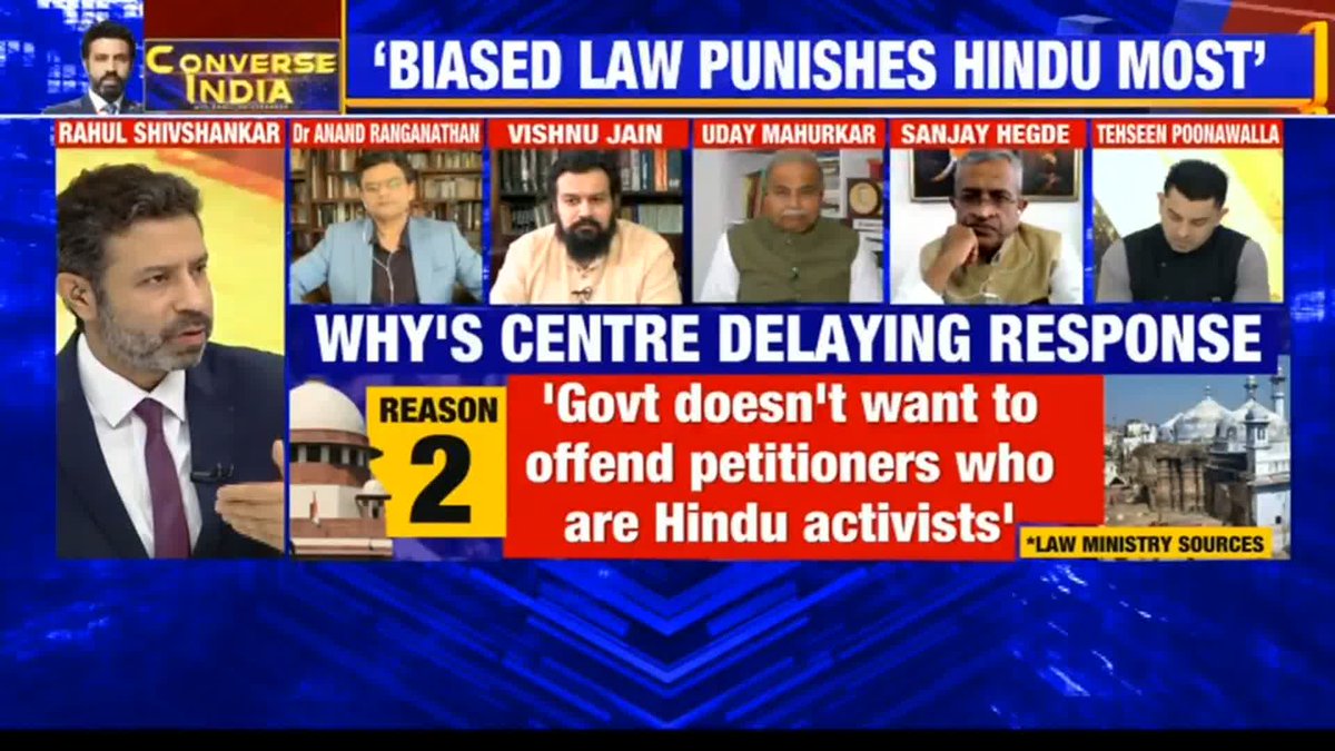 TIMES NOW on Twitter: "It (1991 Places of Worship Act) takes away the right to judicial review, which is a basic feature of the constitution: @Vishnu_Jain1 @UdayMahurkar, @tehseenp, Adv. Hegde join @