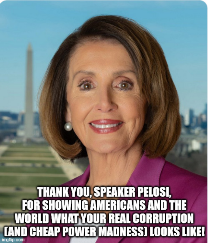MarkHemsley24's tweet photo. @SpeakerPelosi https://t.co/kGIqpXNOXs