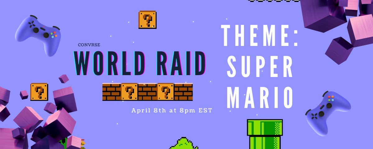 ConVRseVRC's tweet photo. Tonight we've got another Just Dance Party Night with Intuos! Join us at 5pm EST to boogie the day away~ And right after, we've got the World Raid: Mario Style! #vrchat #vrc #vrchatgroups #vrchatcommunity #vrchatevents #VRChatPhotography
Photographer: @ROFProductions https://t.co/gJnEfv9cVN