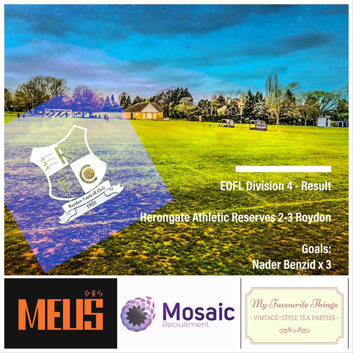 Roydon Football Club tweet media