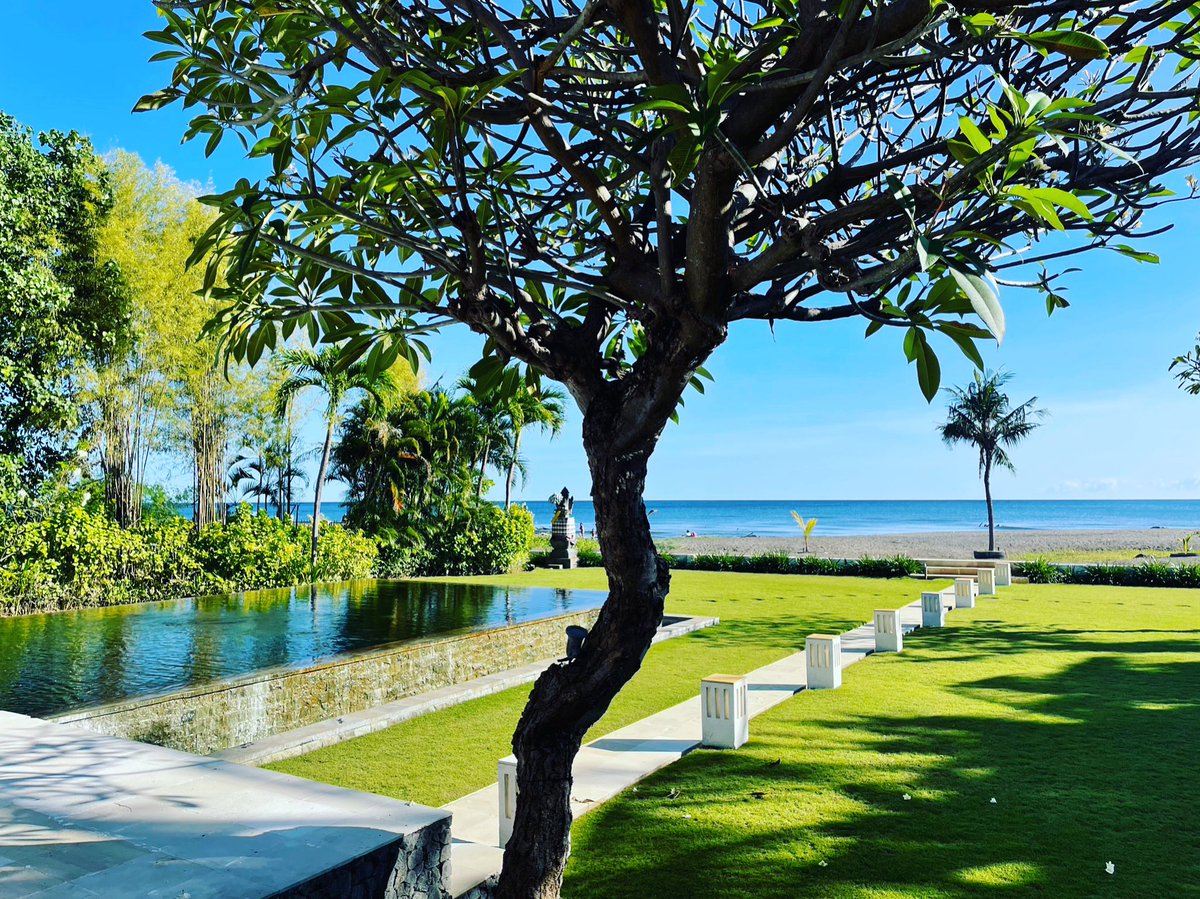 Its 50 meter beachfront, large infinity pool, lush tropical garden and magnificent view over the Bali Sea, make Villa Bossi Bali at Banjar the perfect getaway for a relaxing luxury holiday for up to 8 guests. #villabossibali #bali #lovina Check out now at villabossibali.com/en/villa/villa…!