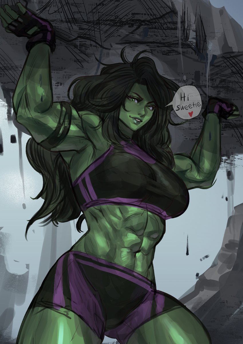 1509Virgoart's tweet photo. She-Hulk 💪💚 (repost)
I dare you, If this post get 1k retweets, I will draw her again :) https://t.co/kwZ4SZ4RaW