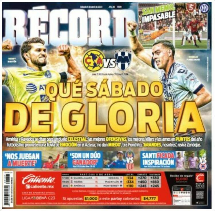 TVCDeportes's tweet photo. BUENOS DÍAS 🌞
Así amanece la prensa deportiva el día de hoy
#Deportes #TVCD https://t.co/Ru73PAftkg
