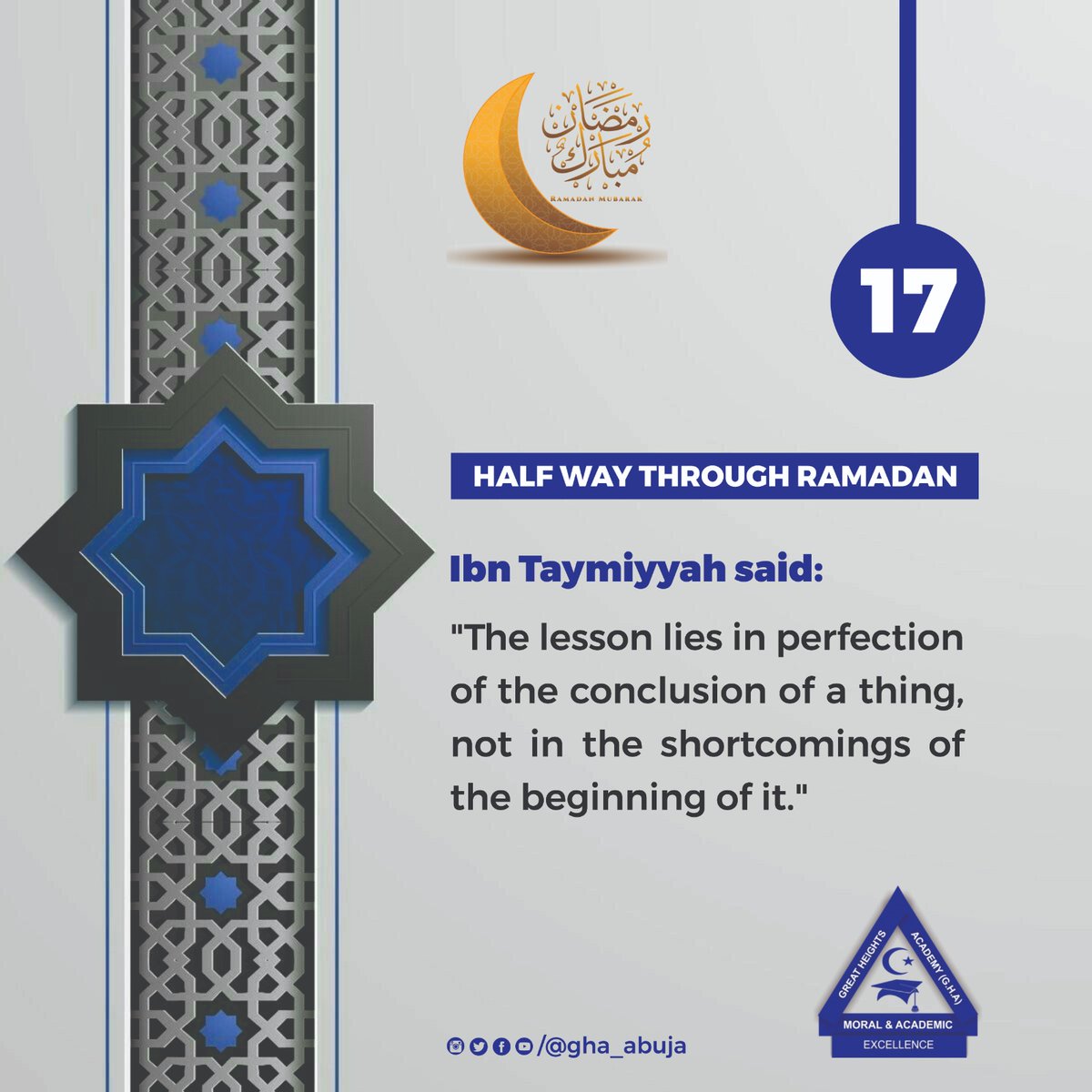 gha_abuja's tweet photo. Ramadan Day 17... https://t.co/da2ZYKqsOX