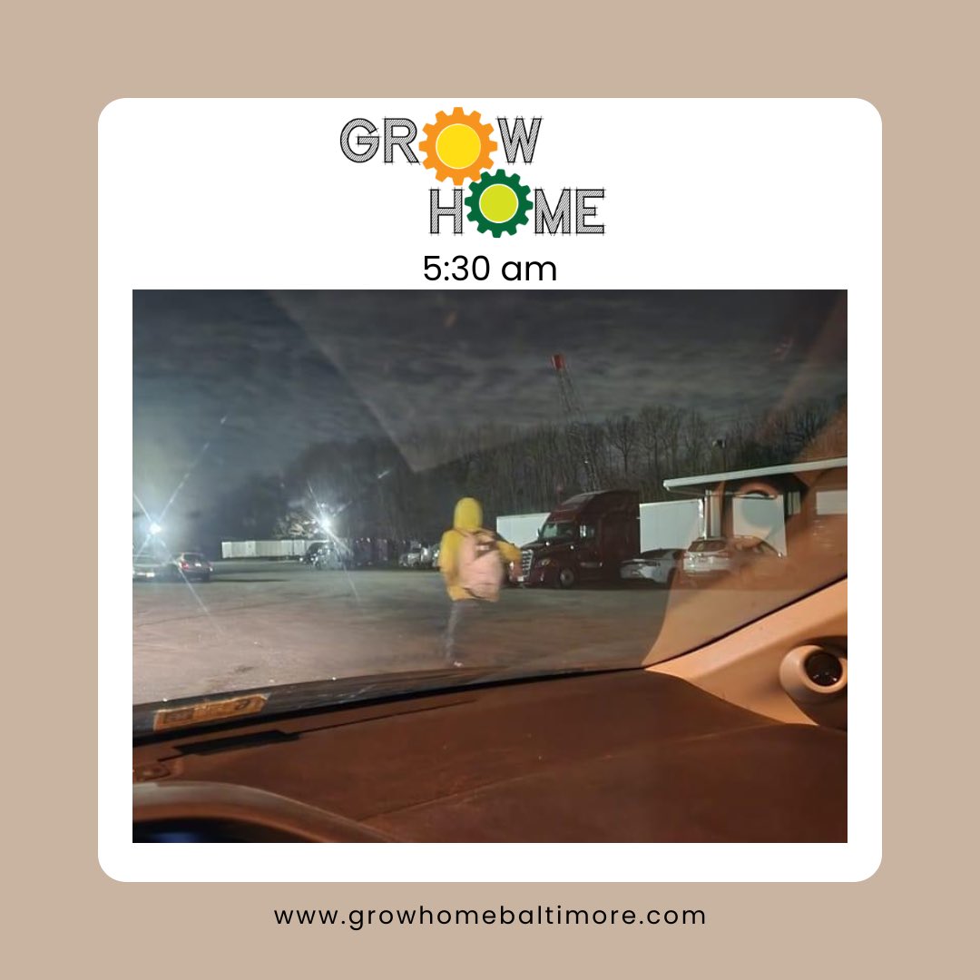 Shout out to Grow Home’s, Development Associate, Daniel Valentine for being a great person!
Recently, three of our longtime youth workers successfully found full time jobs! 
Daniel is helping one, by getting up dropping him off at work at 5:30 -- until he can get his own car 🚗