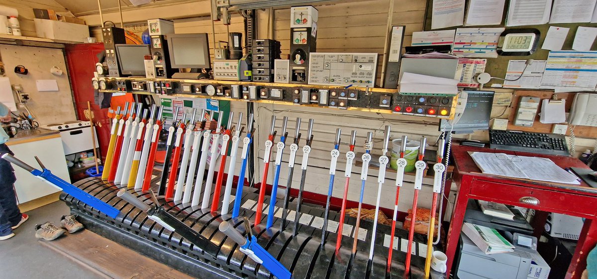AltonImage's tweet image. A great visit to Blea Moor Signal Box, the most remote signal box in the country 
#signalbox #railway