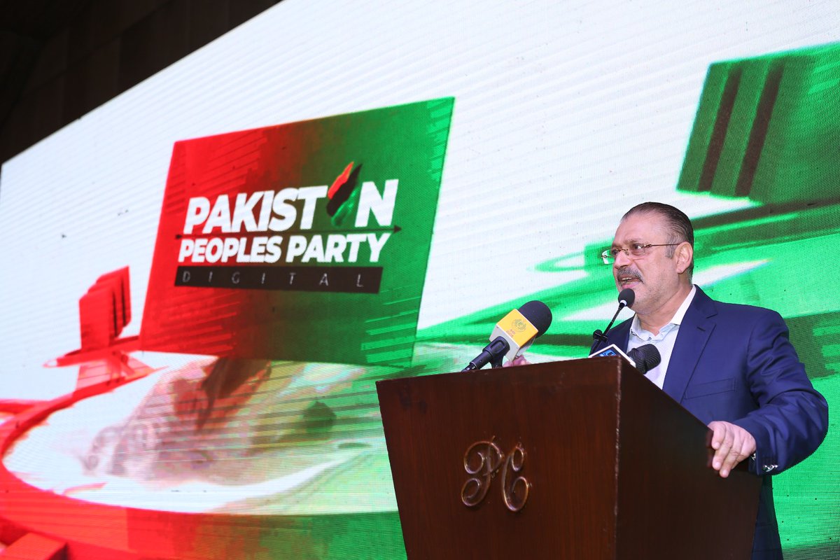 5121472110H's tweet photo. I want to congratulate @sharjeelinam for arranging the #TeamPPPDigital workers convention today at PC Hotel Karachi.
Due to Chairman @BBhuttoZardari & Bibi @AseefaBZ's interest, we are seeing a rapid improvement in the digital ecosystem of the party.
Hopefully, now this would. https://t.co/kMXx7ufIXG