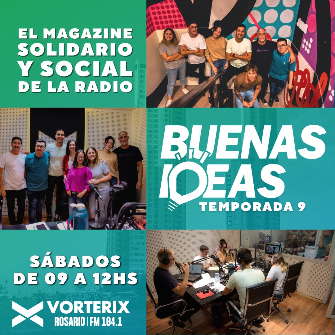 Desde las 9 los esperamos!
📻 FM104.1 Radio VORTERIX
💻 vorterixrosario.com.ar
📱 APP VORTERIX ROSARIO