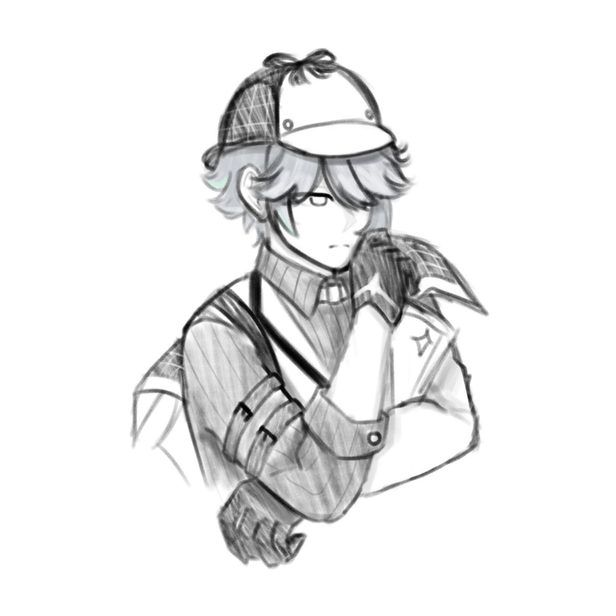 haithamdoodles's tweet photo. detective haitham sketch !!
#alhaitham https://t.co/sxE6hvS1vj