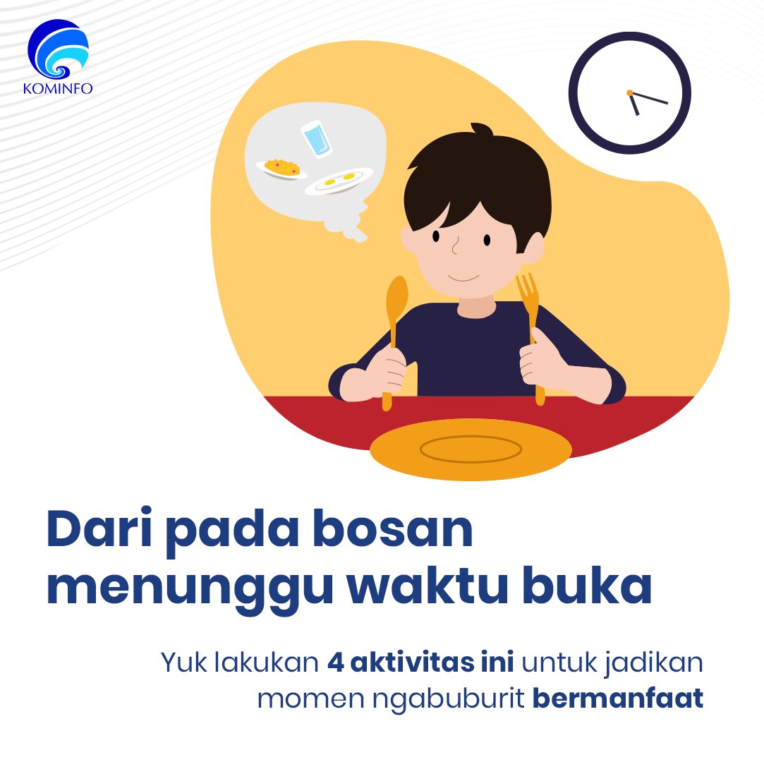 hellorubika's tweet image. Coba dong SobatKom kasih tau kegiatan ngabuburit favorit kamu di bawah 🥰

Nih, beberapa kegiatan yang SobatKom bisa lakukan saat menunggu waktu buka✨

#Kommunity #Ngabuburit