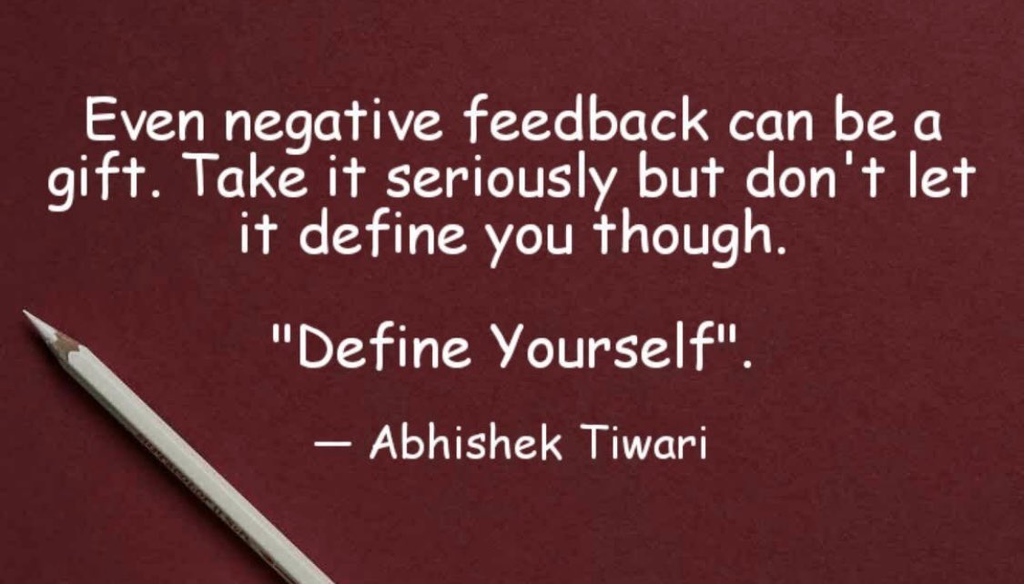 UnaGeaney's tweet photo. In order to enhance your life and succeed, you just be courageous enough to develop a different relationship with negative feedback. #leadership #pdsl @patriciamannixm @niamhickey @Leaders_SoE https://t.co/WZmdbkkaWR