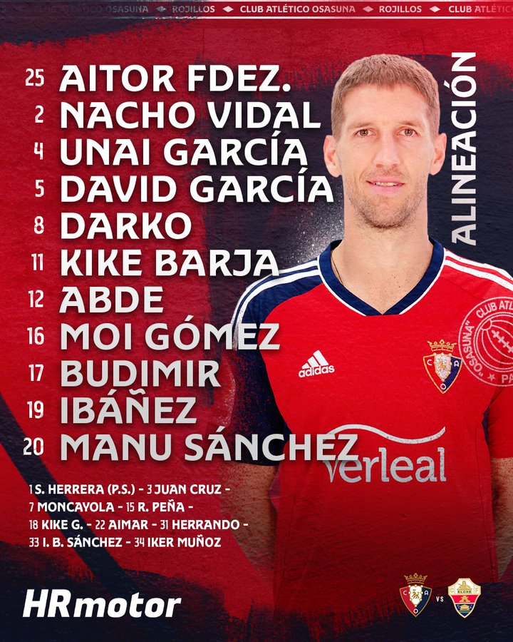 RadioMARCA's tweet photo. 🏟️ ¡PARTIDAZO en EL SADAR!

@Osasuna 🆚 @elchecf 
 
🤣 @ElSpeaker
😏🤣 @IHerraizFdez

🎙️ @ElDardoOBC 

🕵🏼‍♂️ Fer Justo 
 
👨🏼‍🎓 Enrique Martín Monreal
👨🏼‍🎓@SergioSandee
👩🏼‍🎓 Dani García Lara

 🇪🇸 J.28 @LaLiga
 
🔛 @Marcador
 
📻 https://t.co/ilgsizICkr https://t.co/OJN5hEJKFW