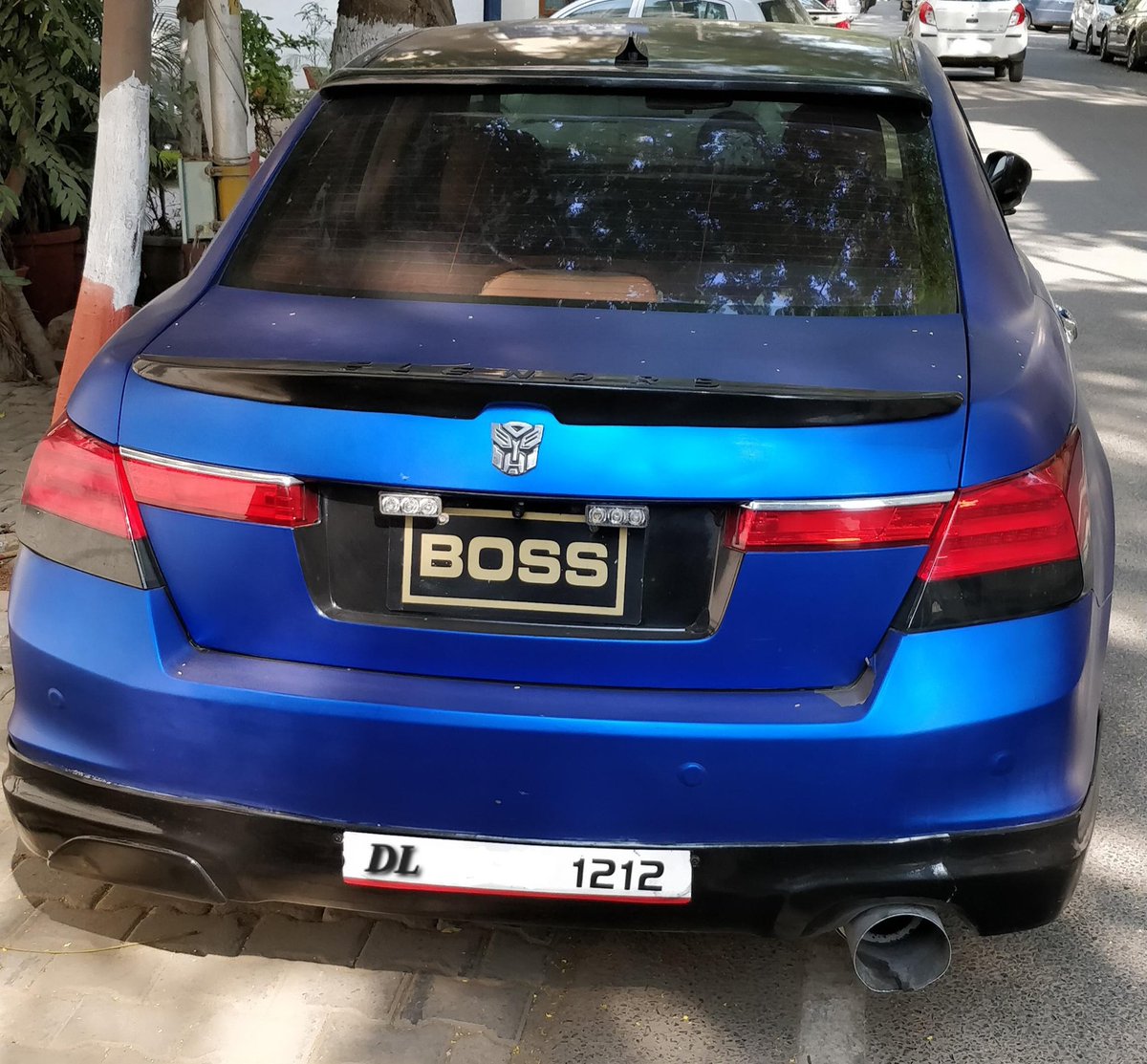 adityay189's tweet photo. @dtptraffic @DelhiPolice found a modified car today which violates multiple rules laws. https://t.co/QR4FHBgbY9