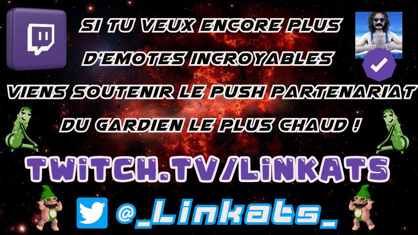 pomananas's tweet photo. Venez soutenir le copain @linkats sur https://t.co/7MVNV83tzU dans cette folle aventure pour devenir partenaire!
Bonne humeur et rigolade garantie! #Destiny2 #twitchfr @RT4French @DestinyGameFR #stream #love #GoodVibes #cornichon #bonnehumeur #gameentrepotes 
Merci à @cdricvert🤩 https://t.co/xKIMSPIk51