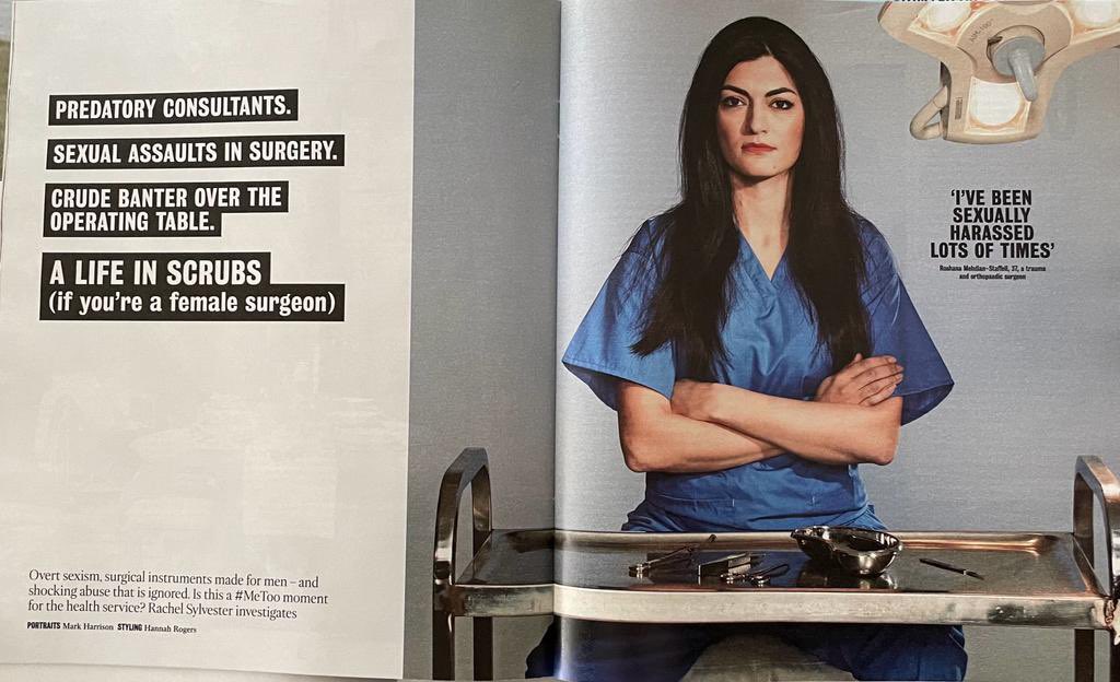 In the last few years I have been lucky enough to work with the most supportive and wonderful consultants, male and female One of them asked me ‘is all this sexism & sexual harassment in surgery stuff true?’ And I realised, despite my own discomfort, I had to speak up