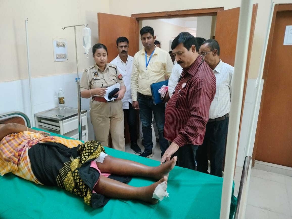 BongaigaonNhm's tweet photo. External evaluator Smt.  Luna Sonawal, ACS Addl. SP  BONGAIGAON has conducted Swasthya Sewa utsav #SSU at Srijangram Model Hospital Bongaigaon @nhm_assam @keshab_mahanta @dcbongaigaon @KarunaBrahma21 https://t.co/f2hya3uufg
