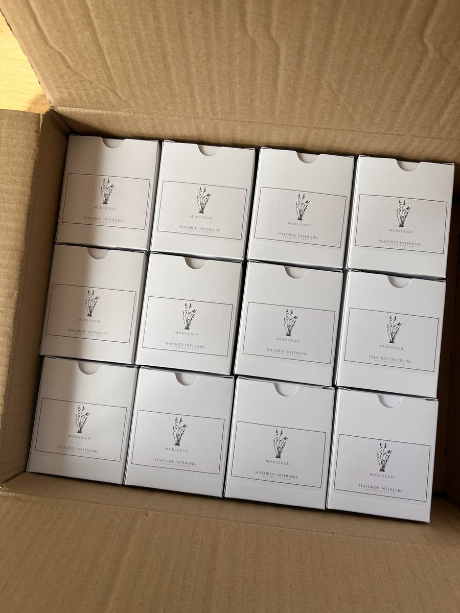 Packing my candles for <a href="/MontaltoEstate/">Montalto Estate</a> Mon and Tues. Happy Easter if I don’t see you there.! 🐣 #murlough #tollymore #themournes #tyrella #whiterocksbeach #soycandles #handmadecandles #madeinireland #madeinnorthernireland