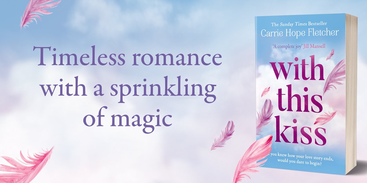 HQstories's tweet photo. ‘Spellbindingly romantic – With This Kiss is utterly captivating. A feat of magical and mystical storytelling ‘ Laura Jane Williams, Our Stop
Sunday Times bestselling author @CarrieHFletcher’s #WithThisKiss is out now in paperback! 😍😍😍
Find out more: https://t.co/AI1IkbuLrV https://t.co/ETY1XYBdMT