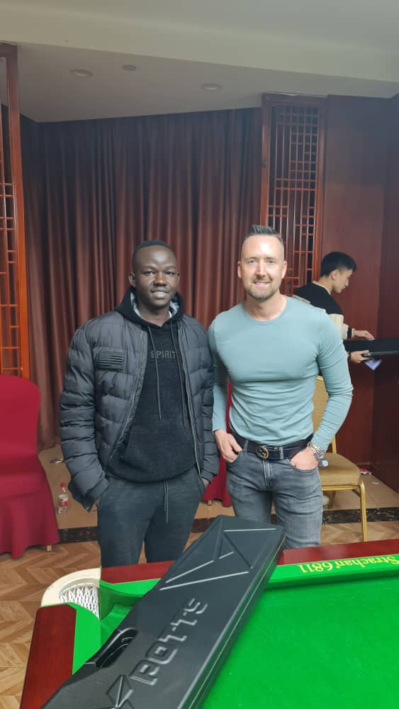 DascorpionPool's tweet image. Meeting one of my role models was a pleasure @GarethPotts .
Cue Sport connected us.
#Still working on my masters piece.
#Inbuilt with warrior attitude.