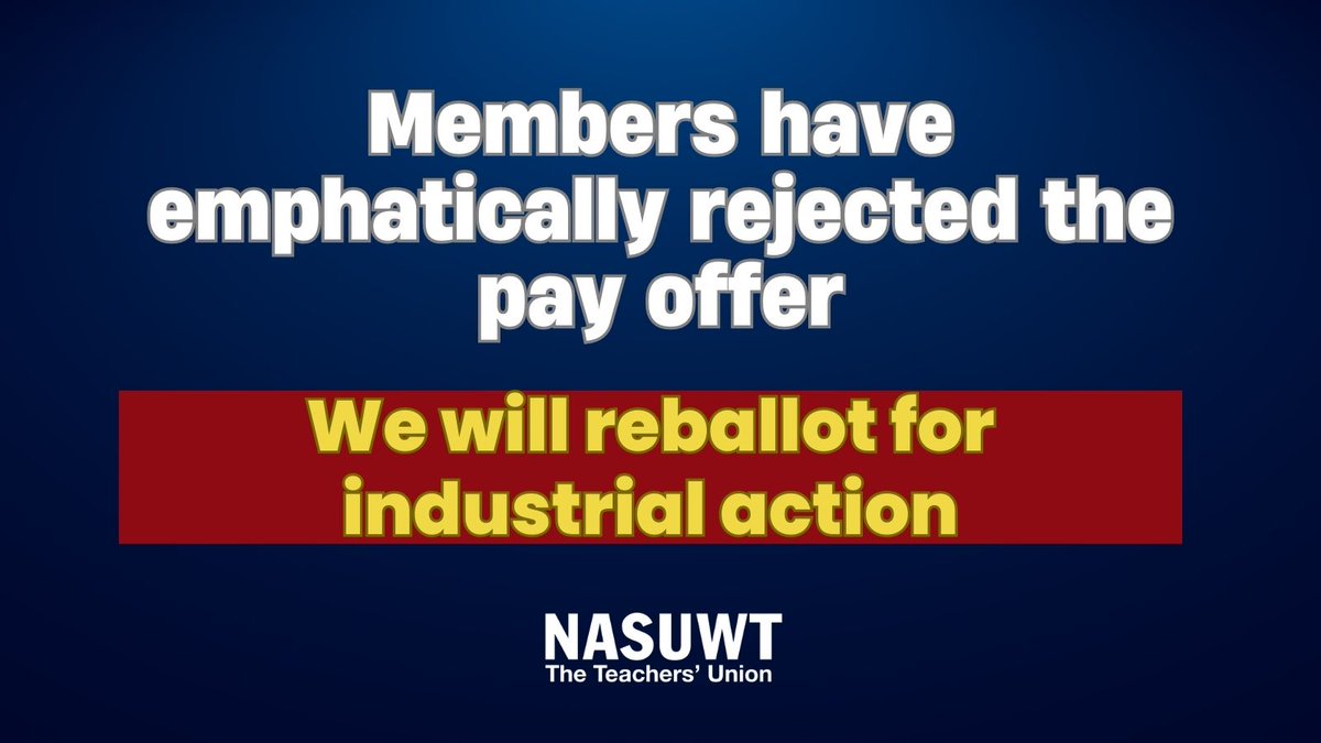 We will ballot members in schools &amp; sixth forms in England for industrial action.