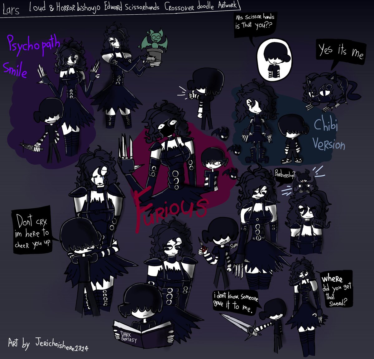 Xxjerichoxx1's tweet photo. Lars loud and horror bishoujo edward scissorhands Crossover doodle artwork
#larsloud #theloudhouse #genderbend #horrorbishoujo #edwardscissorhands #fanart #crossoverfanart #art #doodle #artwork #myart #myartwork #drawing #mydrawing #artbyme https://t.co/iWksl0c80N