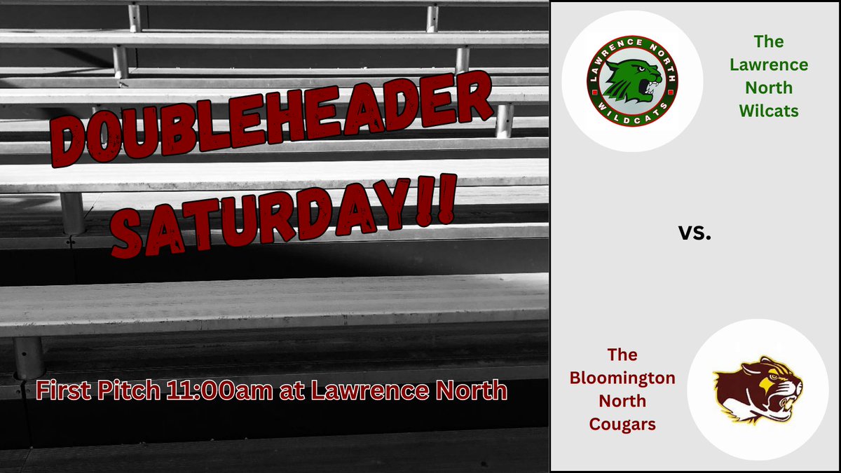 CougarBullpen's tweet image. ⚾️Cougars on the road to @LNHSwildcats for a Saturday DH. @BHSNathletics @BHSNSS #sacc