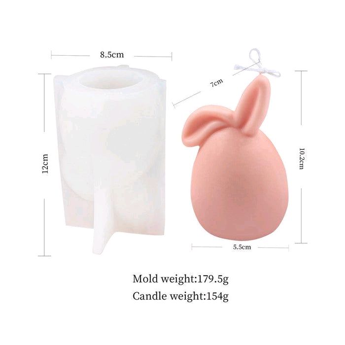 🐰🕯️ Hop into Easter with our Cute Rabbit Ear Candle Mold! 🥚🕯️ Create your own Easter egg-shaped candles with adorable bunny ear details using our easy-to-use silicone mold. #EasterCandles #CandleMaking #DIYCandles #RabbitEarCandleMold #EasterEggCandleMold 🐇🕯️