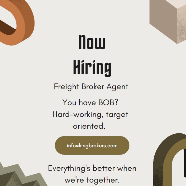 @brokerfreight #bookeepers #hiring #brokeragent #freight #freightbroker