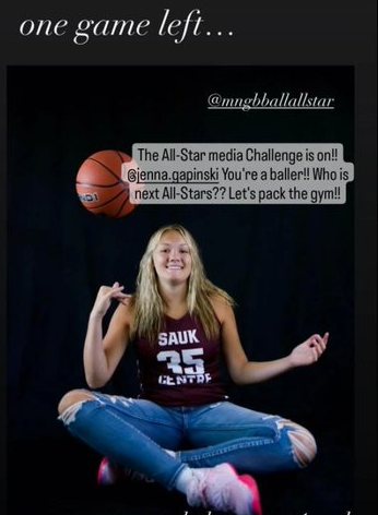 BergmanHoops's tweet photo. Let's go Jenna! #SCGBB @MNgbballAllStar https://t.co/1Z8ijPZkmU