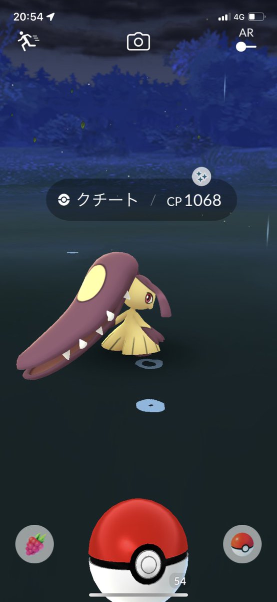 kimi9n's tweet photo. 仕事終わりにポケモンgo開いたら色クチート来たぁ！
今日の予選上振れそう https://t.co/9Wx5qKAO3U