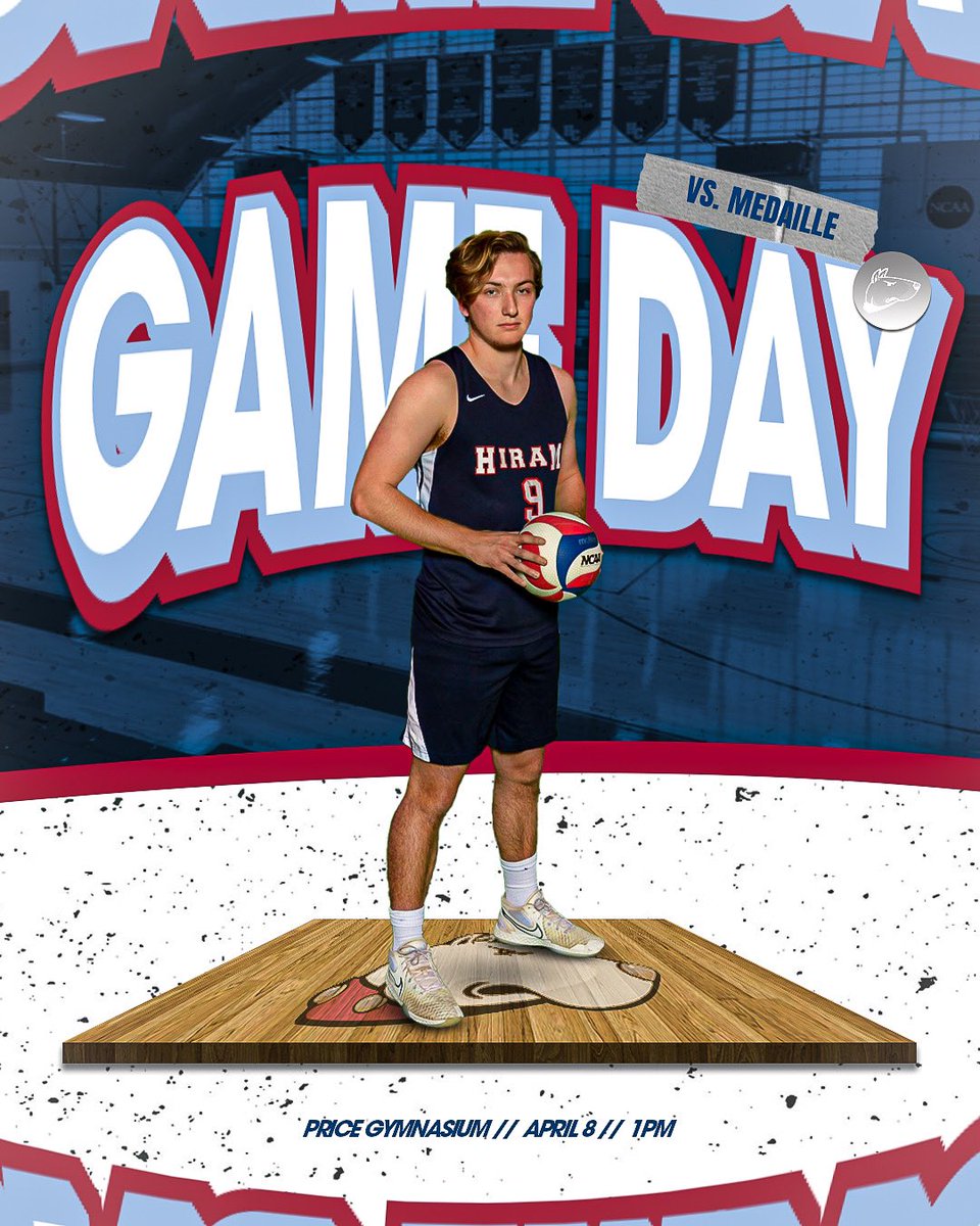Hiram College Athletics (@hiram_athletics) on Twitter photo IT’S GAME🏐DAY‼️
<a href="/HiramMVB/">Hiram College Men's Volleyball</a> is set for its final game of the regular season.
🆚: Medaille
📍: Hiram, OH
⏰: 1 p.m.
📺: vcloud.blueframetech.com/broadcast/embe…
📊: hiramterriers.com/sidearmstats/m… IT’S GAME🏐DAY‼️
<a href="/HiramMVB/">Hiram College Men's Volleyball</a> is set for its final game of the regular season.
🆚: Medaille
📍: Hiram, OH
⏰: 1 p.m.
📺: vcloud.blueframetech.com/broadcast/embe…
📊: hiramterriers.com/sidearmstats/m…