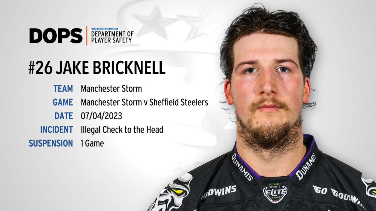 EIHL Department of Player Safety tweet media