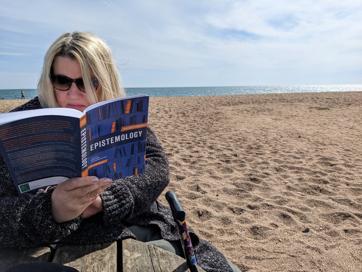 DebsK37419182's tweet photo. Light Easter reading in one of my fave places #strete #epistemology https://t.co/SOCKccWyWp