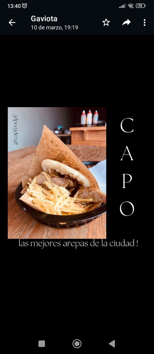 cesarnavas1110's tweet photo. Visítanos @capofoodpf1 diagonal E/S Libertad Puerta Maraven PF https://t.co/bey28l5ZJj