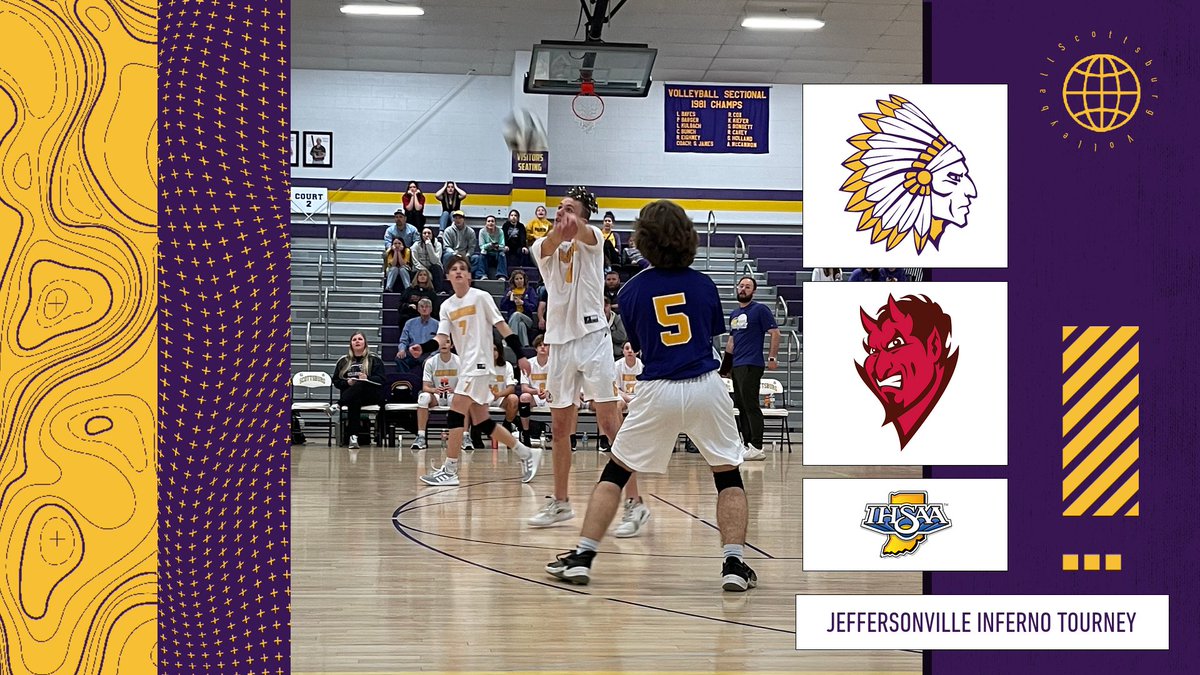 Warrior Volleyball will be in the Jeff Inferno Tourney today starting at 9 am at Jeffersonville High School!