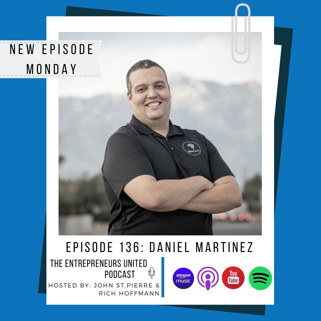 EntrepreUnited's tweet image. Join us Monday as we chat with the Visionary Co-founder of HIVEMIND, Daniel Martinez, Who Believes in the Power of Land Investments!

Subscribe Now.

#EntrepreneurialPodcast #DanielMartinez #HIVEMIND #LandInvestments  #BusinessAutomation #BusinessTips #EntrepreneurialMindset