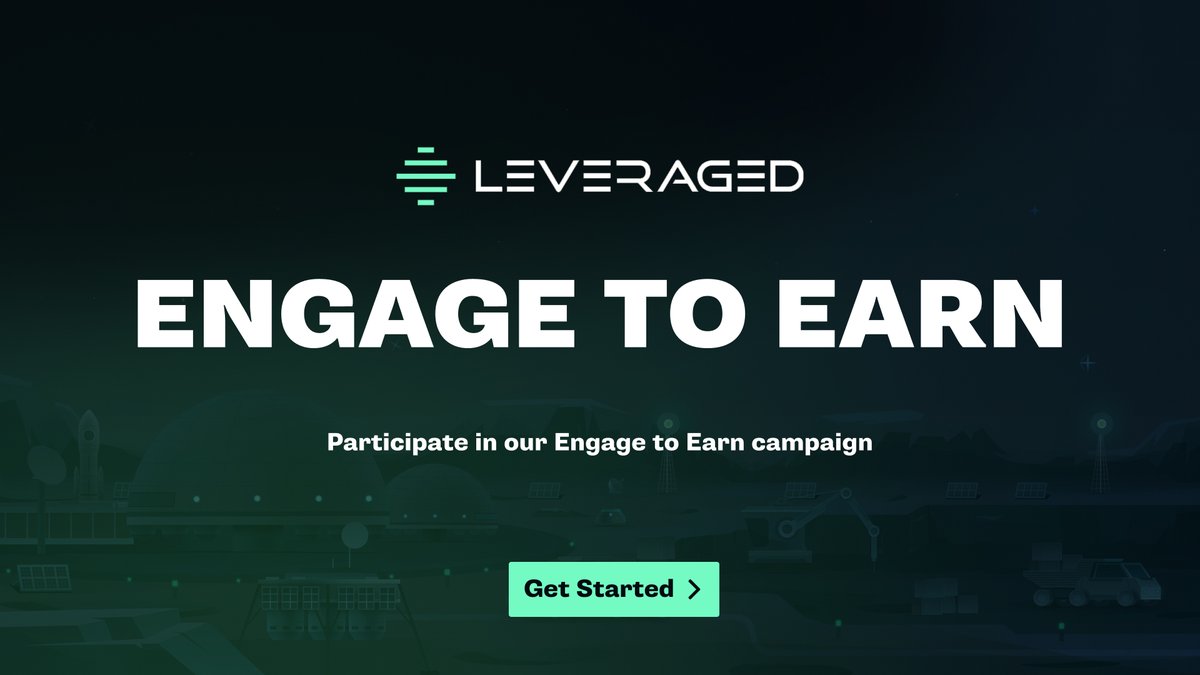 LeveragedIO's tweet image. 🪙🪙Engage to Earn! Join us on social media to Like, Retweet, or share comments. Plus get extra points by engaging with our Telegram group &amp;amp; partner projects. It all adds up for awesome rewards that you won't want to miss!! Visit the link in our bio to join. 

Like + Retweet