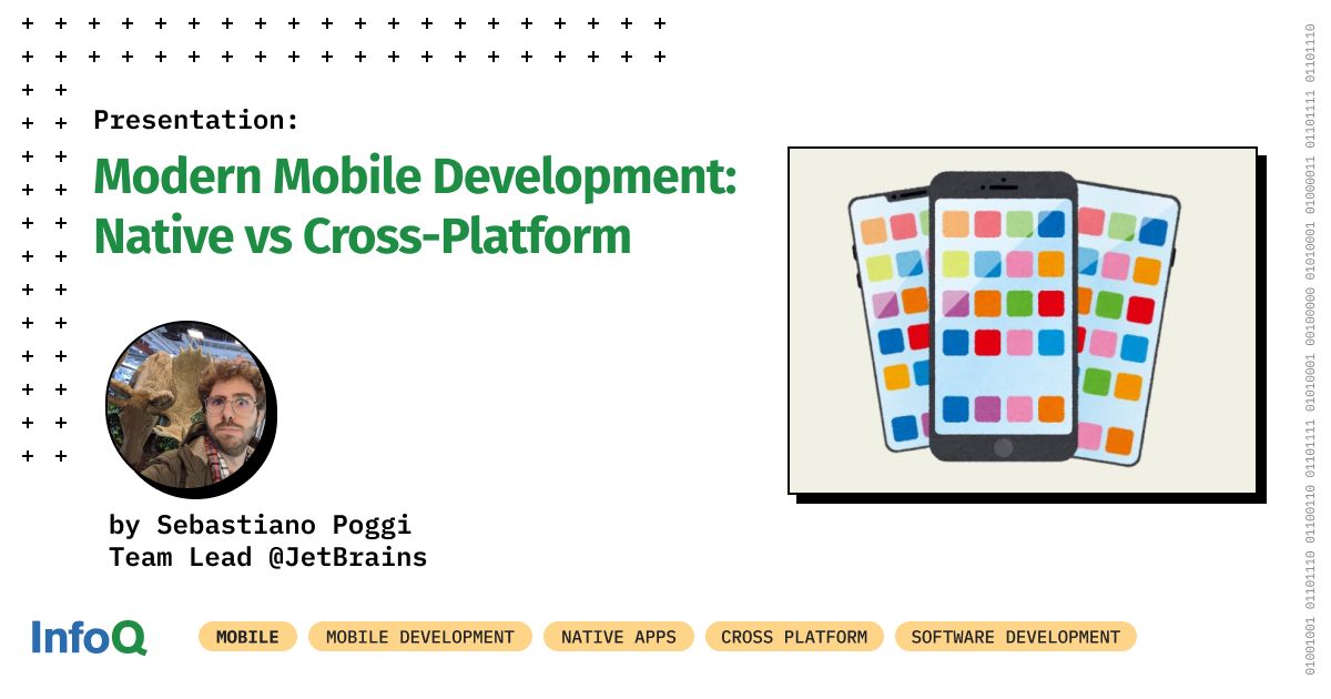 InfoQ's tweet image. A question every #mobileapp project must ponder is: Do we want to use #NativeApp? Or a #CrossPlatform framework?

➡️ Hear about frameworks for mobile development
➡️ Learn how to make the best decision for a mobile app-building framework

🎥 #InfoQ video bit.ly/3ylXaMA