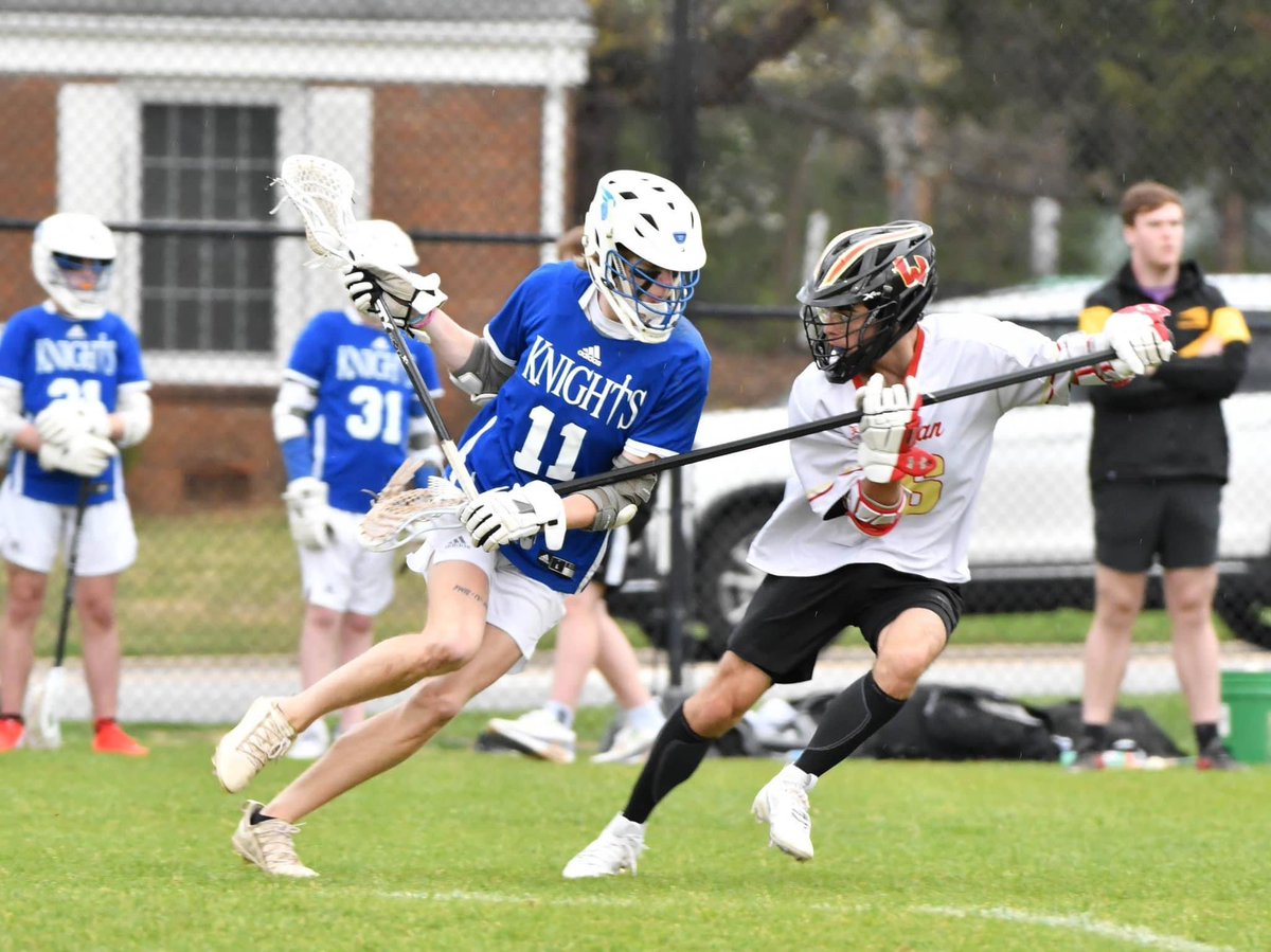 GavynSandlin's tweet photo. The season is winding down, only 5 games left before we find out about playoffs. Gotta finish strong. #knightslacrosse #allin #lockedin https://t.co/sClTeQUIsQ